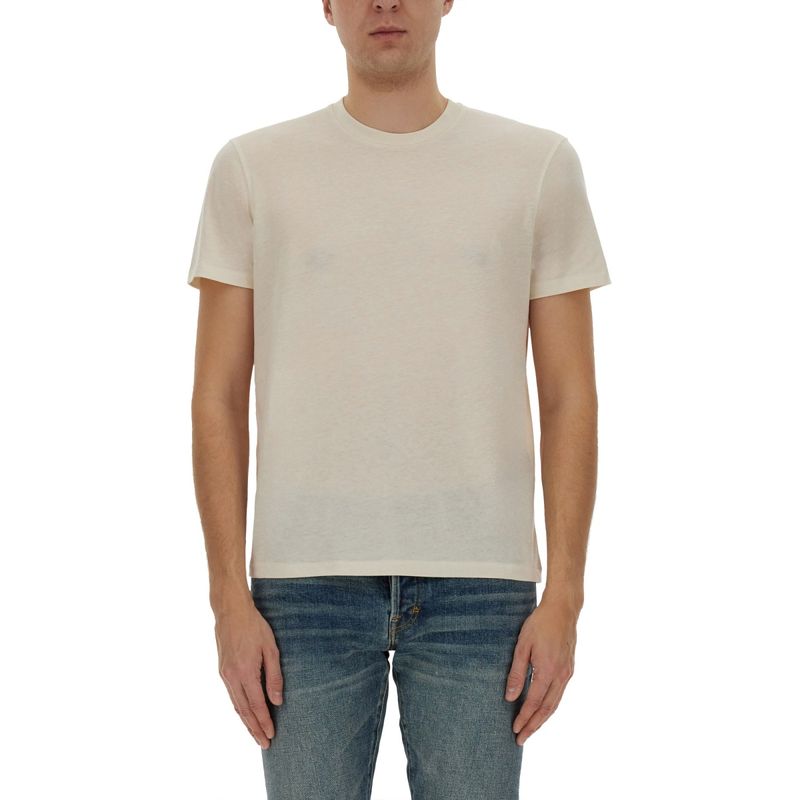 Tom Ford Men Cotton T-Shirt
